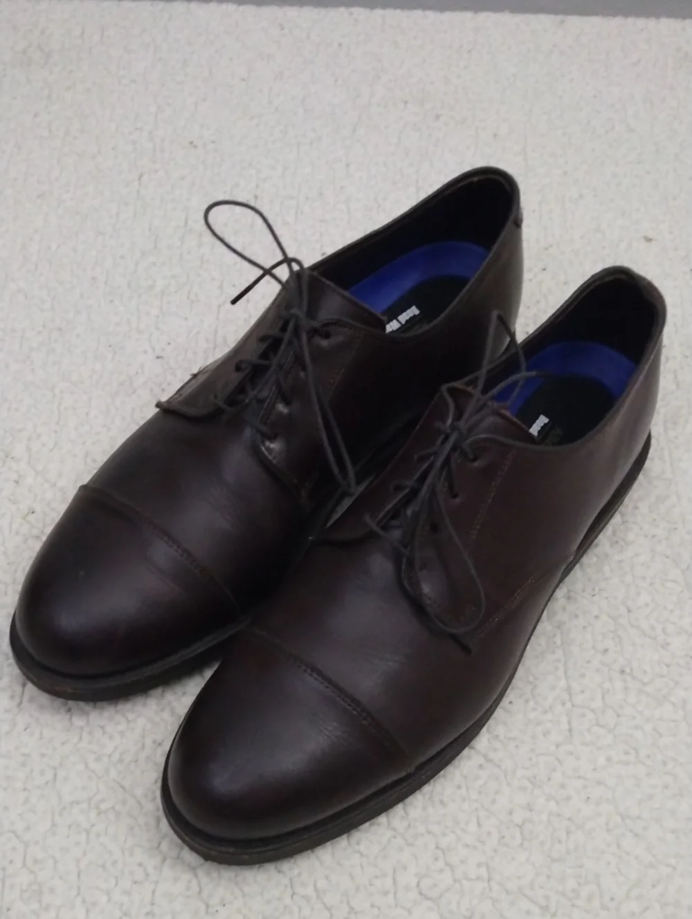 Like New Allen Edmonds Dark Brown Leather Derby Road Warriors Shoes